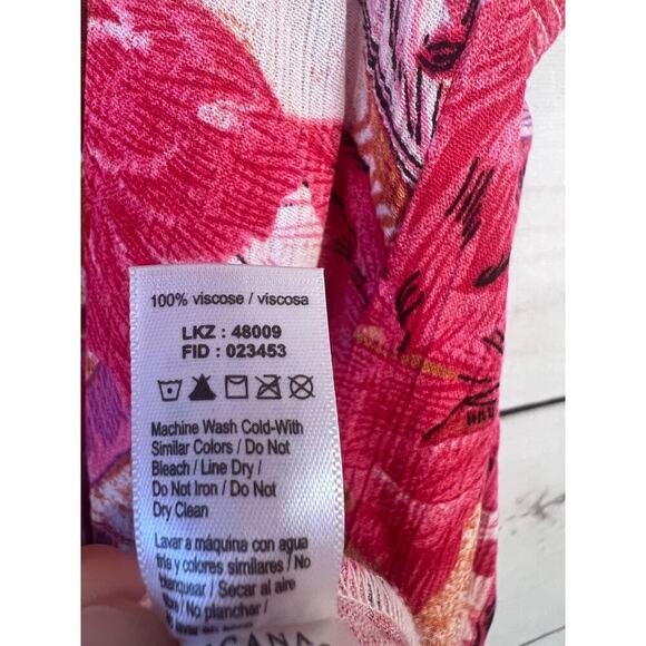 La Tascana Dress Off Shoulder Adjustable Straps SIze 10 Pink Floral - Picture 4 of 8